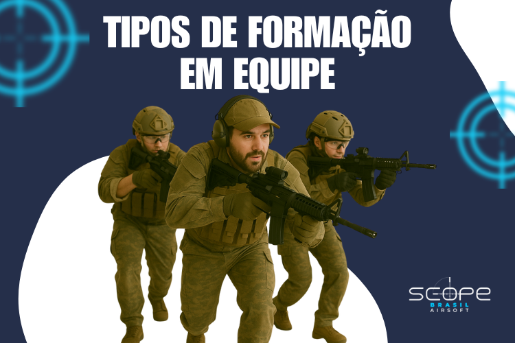 Formações em Equipe no Airsoft: Entenda os Tipos Linha, V e Coluna e Quando Usar Cada Um