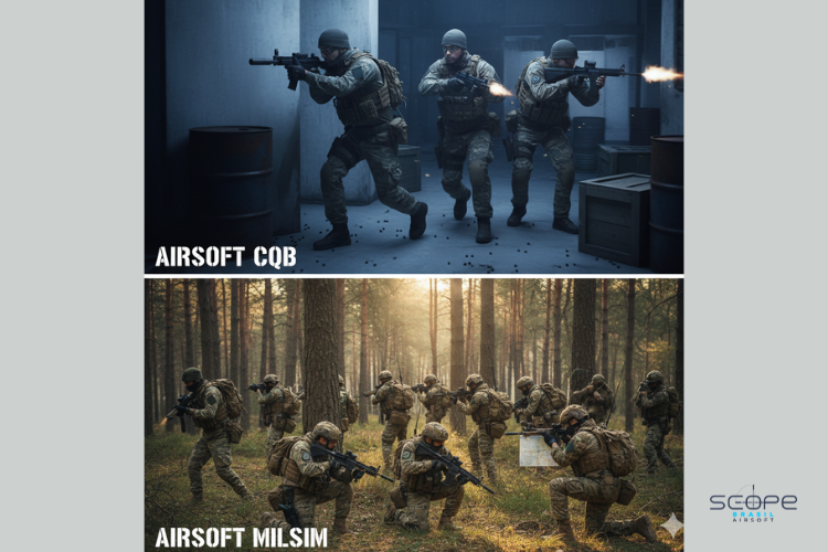 Airsoft CQB vs. Milsim: Qual o seu Estilo de Jogo?