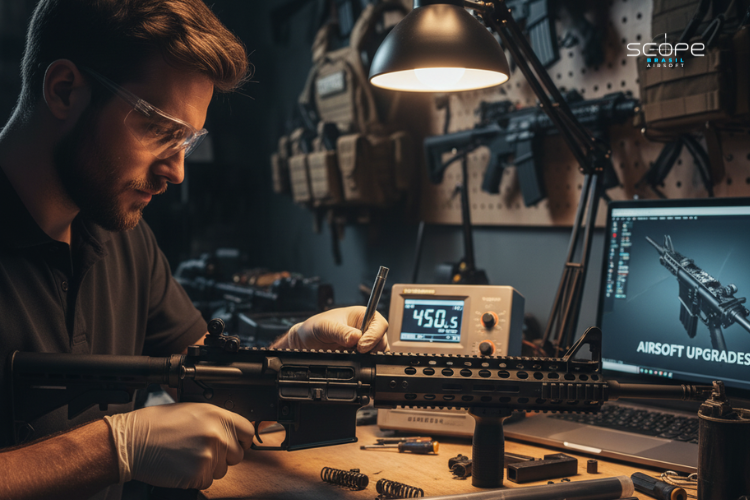 Upgrades de Airsoft: Como Aumentar o FPS e a Precisão do Seu Rifle