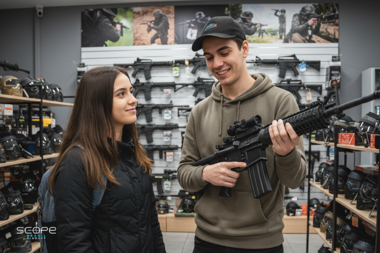 Explicando para uma pessoa iniciante no airsoft, como ela escolher sua primeira AEG.