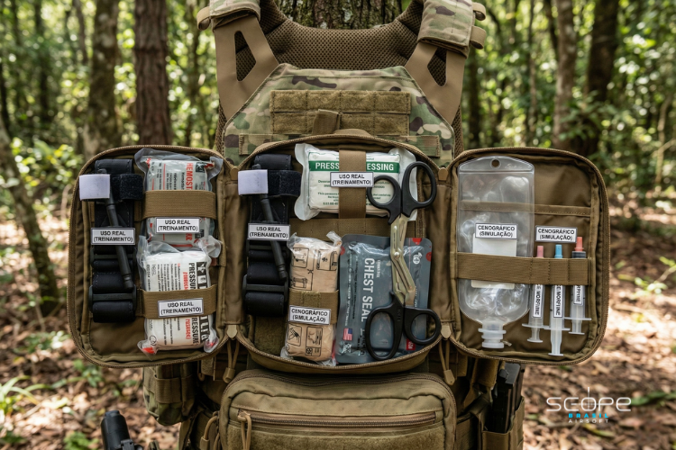 Como Criar um Kit de Primeiros Socorros Tático (IFAK) Realista e Funcional