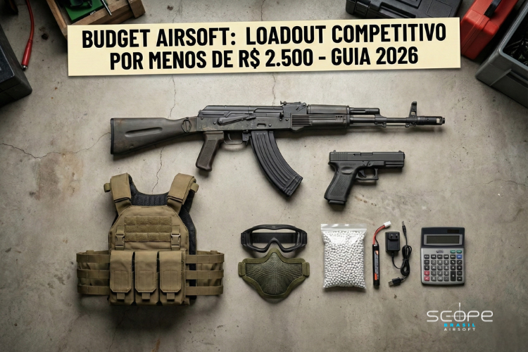 Budget Airsoft: Como Montar um Loadout Competitivo Gastando Menos de R$ 2.500