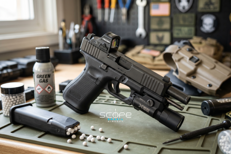 Porque a Glock de airsoft é a melhor pistola? A verdade técnica